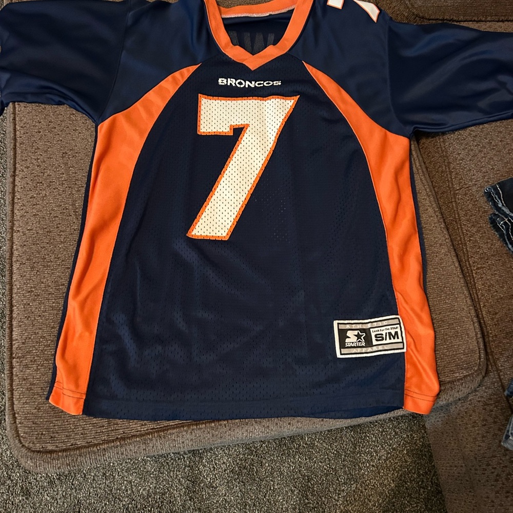 Broncos Navy and Orange Jersey